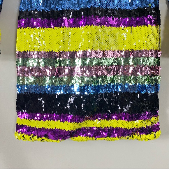Club L London Multicolor Sequin Mini Dress - Picture 14 of 16